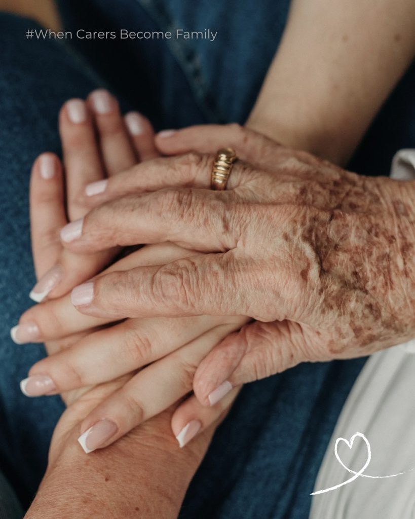 A touching reflection on what happens when carers become family — where trust, connection, and quiet companionship shape life in live-in care.
